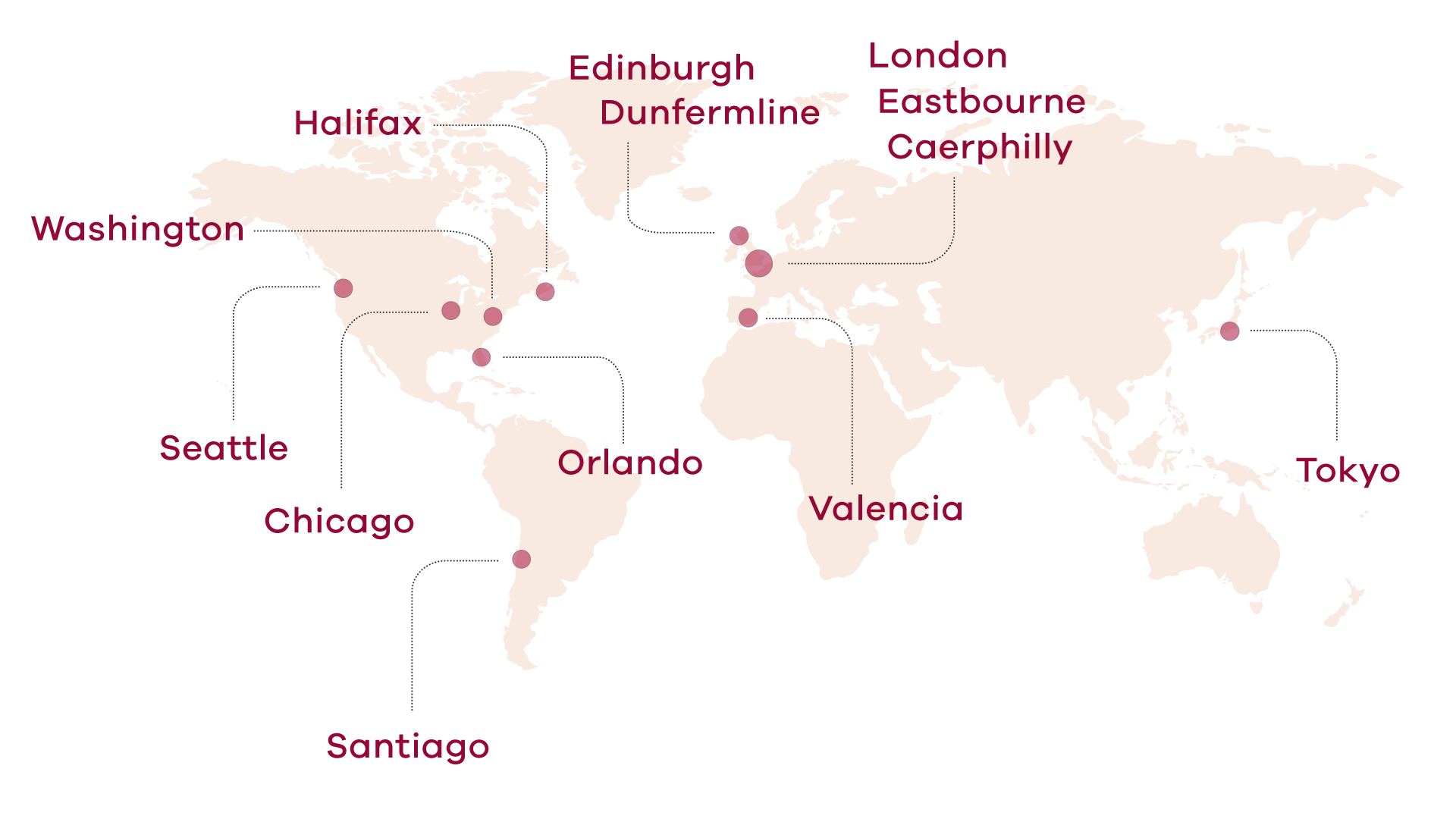 DEI Map locations